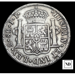 8 Reales de Fernando VII - 1817 - México - 26,70g Ag