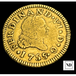 1/2 Escudo de Fernando VI -...