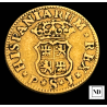 1/2 Escudo de Fernando VI - 1755 - Sevilla - 1,73g Au