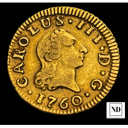 1/2 Escudo de Carlos III -...