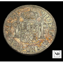 2 Reales de Carlos III - 1778 - México -2,76g Ag