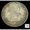 2 Reales de Fernando VII - 1810 - Lima - 6,32g Ag