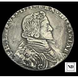 Ducatón de Felipe IV - Milán - 1657 - 26g Ag