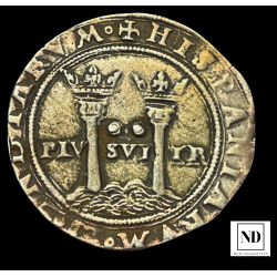 2 Reales de Juana y Carlos - 1548/1556 - México -6,27g Ag - AC.102