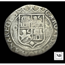 2 Reales de Juana y Carlos - 1548/1556 - México -6,38g Ag - AC.102