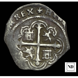 Real de Felipe II - México - 1572/1589 - 3,18g Ag