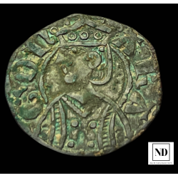 Dinero de Jaime II - Aragón - 1291/1327 -  0,88g