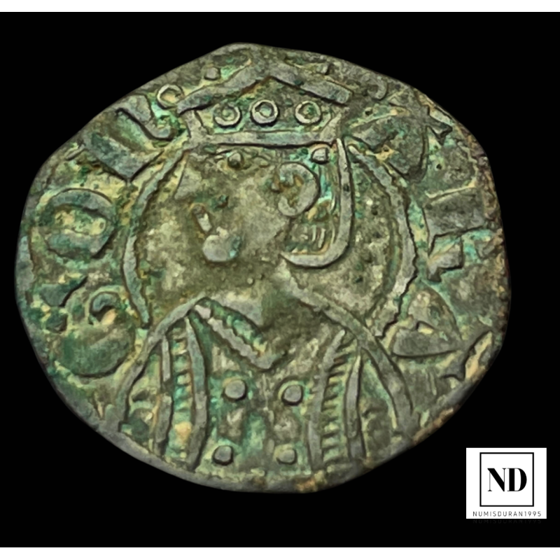 Dinero de Jaime II - Aragón - 1291/1327 -  0,88g