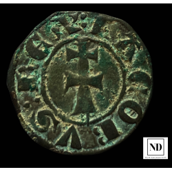 Dinero de Jaime II - Aragón - 1291/1327 -  0,88g