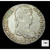 4 reales de Fernando VII - 1820 - 13,49g Ag - Sevilla