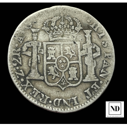 2 Reales de Fernando VII -...