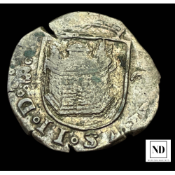 Cuartillo de Felipe II - Burgos - Antes de 1582 - 2,54g Ag - AC.78