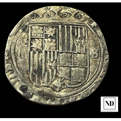 2 Reales de los Reyes Católicos - 1474/1505 - Sevilla - 6,18g Ag