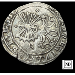 2 Reales de los Reyes Católicos - 1474/1505 - Granada - 6,77g Ag