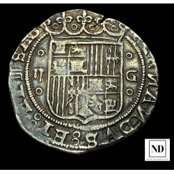 2 Reales de los Reyes Católicos - 1474/1505 - Granada - 6,77g Ag