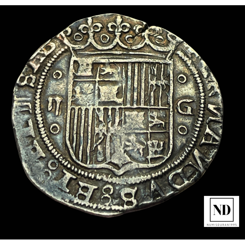 2 Reales de los Reyes Católicos - 1474/1505 - Granada - 6,77g Ag