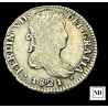 Real de Fernando VII - 1821 - Potosí - 3,49g Ag