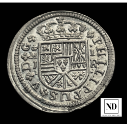 Real de Felipe V - 1717 - Madrid - 3,01g Ag