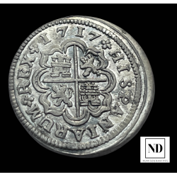 Real de Felipe V - 1717 - Madrid - 3,01g Ag