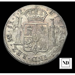 8 Reales de Fernando VII - 1810 - Lima - 26,48g Ag