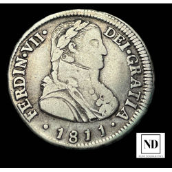 2 Reales de Fernando VII -...