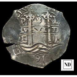 8 Reales de Felipe IV -...