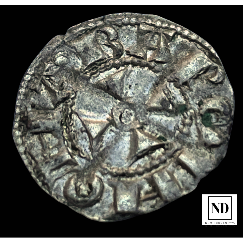 óbolo de Pere I ( 1196-1213) -  Barcelona - 0,41g Ag