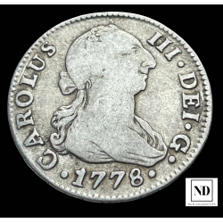 2 reales de Carlos III -...