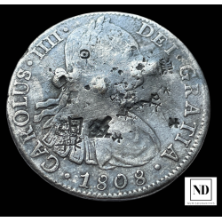 8 Reales de Carlos IV -...