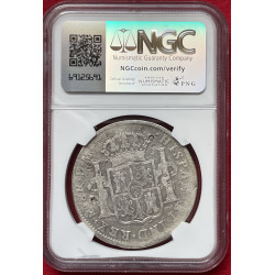 8 Reales de Carlos IV - México - 1796 - Encapsulada NGC