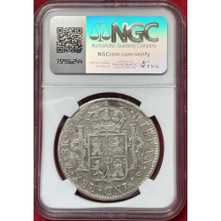 8 Reales de Carlos IV - México - 1800 - Encapsulada NGC