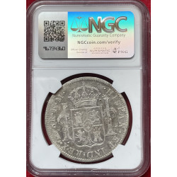 8 Reales de Carlos IV - México - 1796 - Encapsulada NGC