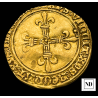 Ecu d'or au solei de Carlos VIII - 1483-1498 - Tours - 3,38g Au