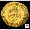 Ecu d'or au solei de Carlos VIII - 1483-1498 - Tours - 3,38g Au