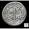 2 Reales de Felipe V - 1717 - Segovia - 4,33g Ag