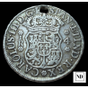 4 reales Columnarios de Carlos III -  Potosí - 1770 - 12,99g Ag