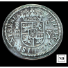 2 Reales de Felipe V - 1708 - Segovia - 5,61g Ag