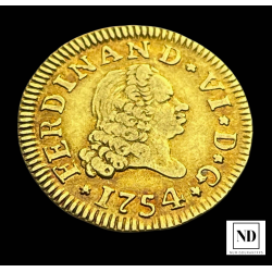 1/2 Escudo de Fernando VI -...