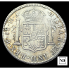 8 Reales de Carlos III - 1772 - México - 26,65g Ag