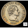 5 Liras de Carlos Felix - 1830 - 24,78g Ag