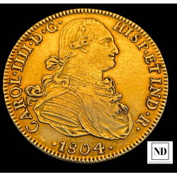 8 Escudos de Carlos IV -...