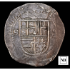 8 Reales de Felipe II - 1556/1598 - Sevilla - 27,40g Ag