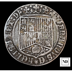 Real de los Reyes Católicos - Burgos - 1474/1505 - 3,23g Ag