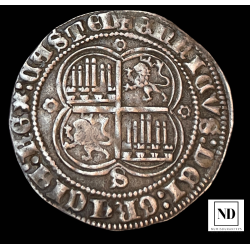 Real de Enrique II (1369-1379) - Sevilla -3,46g Ag