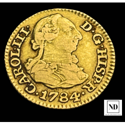 1/2 Escudo de Carlos III -...