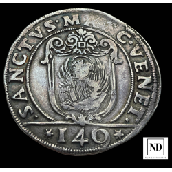 Escudo de la Cruz de Francesco Erizzo ( 1631-1646 ) - Venecia - 31,50g Ag