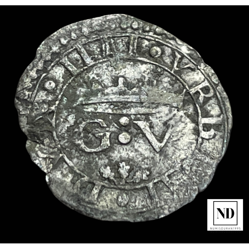 Soldino de Guid'Ubaldo II (1538-1574) - Urbino - 0,41g Ag